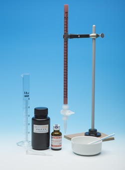 水質測定器　付属品　塩素イオン測定　茶褐ビュレット式