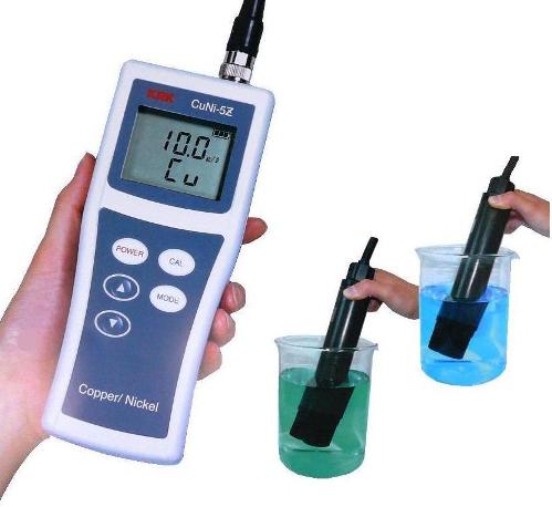 水質測定器　電気式測定器　銅・ニッケル濃度計　CuNi-5Z