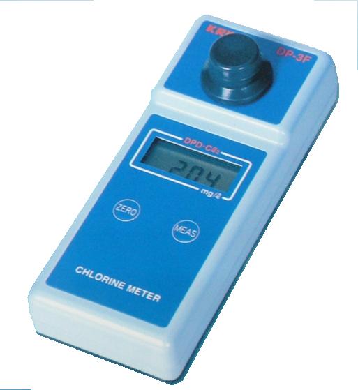 水質測定器　電気式測定器　DPD法残留塩素計　DP-3F