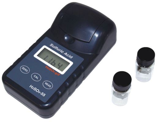 水質測定器　電気式測定器　硫酸濃度測定器　H2SO4-55