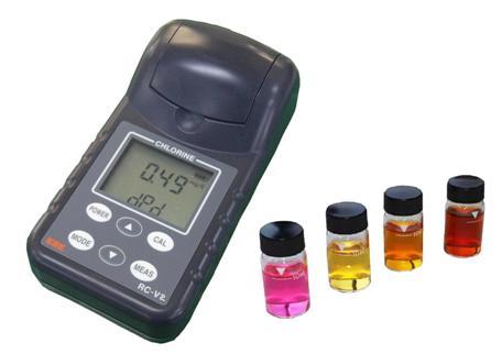 水質測定器　電気式測定器　マルチレンジ有効塩素計　RC-V2