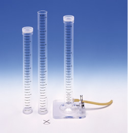 水質測定器　付属品　透視度測定計　アクリル製透視度計