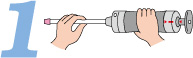 気体採取器　GV-100型　使用方法1